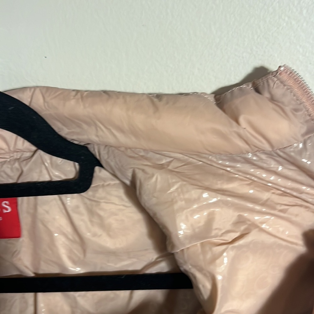 Blush pink jacket with rose gold zipper - Picture 6 of 11